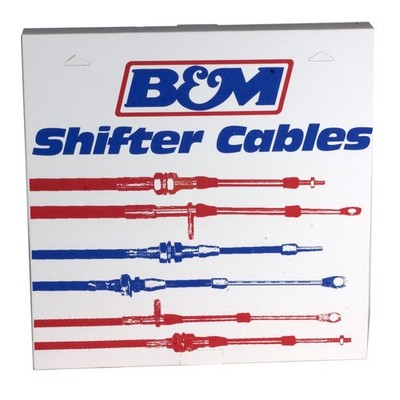 B&M 80833 B&M Super Duty Race Shifter Cable - 5-Foot Length - Red