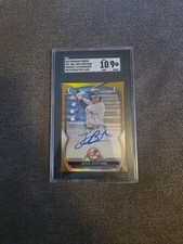 2023 Bowman Chrome Jesus Bastidas /50 Auto SGC 9