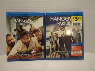 FREE SHIPPING- The Hangover Part II (Used/Good) Part III (SEALED)- Blu-ray- 2013