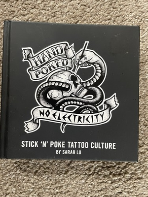 #ad #ad Hand Poked No Electricity Tattoo Culture Sarah Lu Hardcover 2018 Art Book $7.59