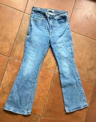 Levi's Damen Jeans 726 flare high rise blau mittelblau  W30 L 30