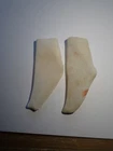 Vintage Barbie Skipper Doll White Tricot Socks