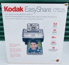 Kodak EasyShare CX7525 5MP Digital Camera + Printer Dock Kit 3X Zoom 4x6 Prints