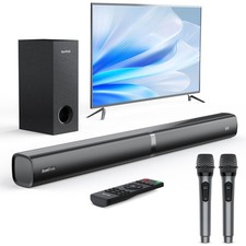 Soundbar with Subwoofer for TV, Home Theater Bluetooth 5.3 Speaker System wit...