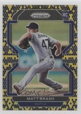 2022 Panini Prizm Tier II Snakeskin Prizm 50/50 Matt Brash #111 lz7