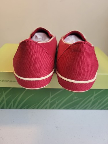 Zapatos cómodos mocasines rojos Grasshoppers rosa/natural EF10518 para mujer elige la talla - Imagen 5 de 11