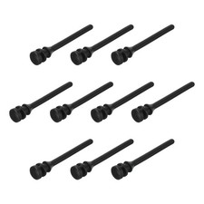 30PCS Fan Shock Absorbing Rubber Nail, Silicone Rubber Cooler for PC, Black