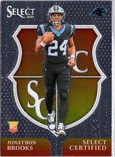 2024 Panini Select #17 Jonathon Brooks Select Certified Rookies
