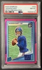 2025 Panini Donruss Rated Rookie Jaxson Dart #400 Optic Preview Pink Prizm PSA 8