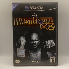 WWE WrestleMania X8 Nintendo GameCube CIB Complete w Manual Tested Working