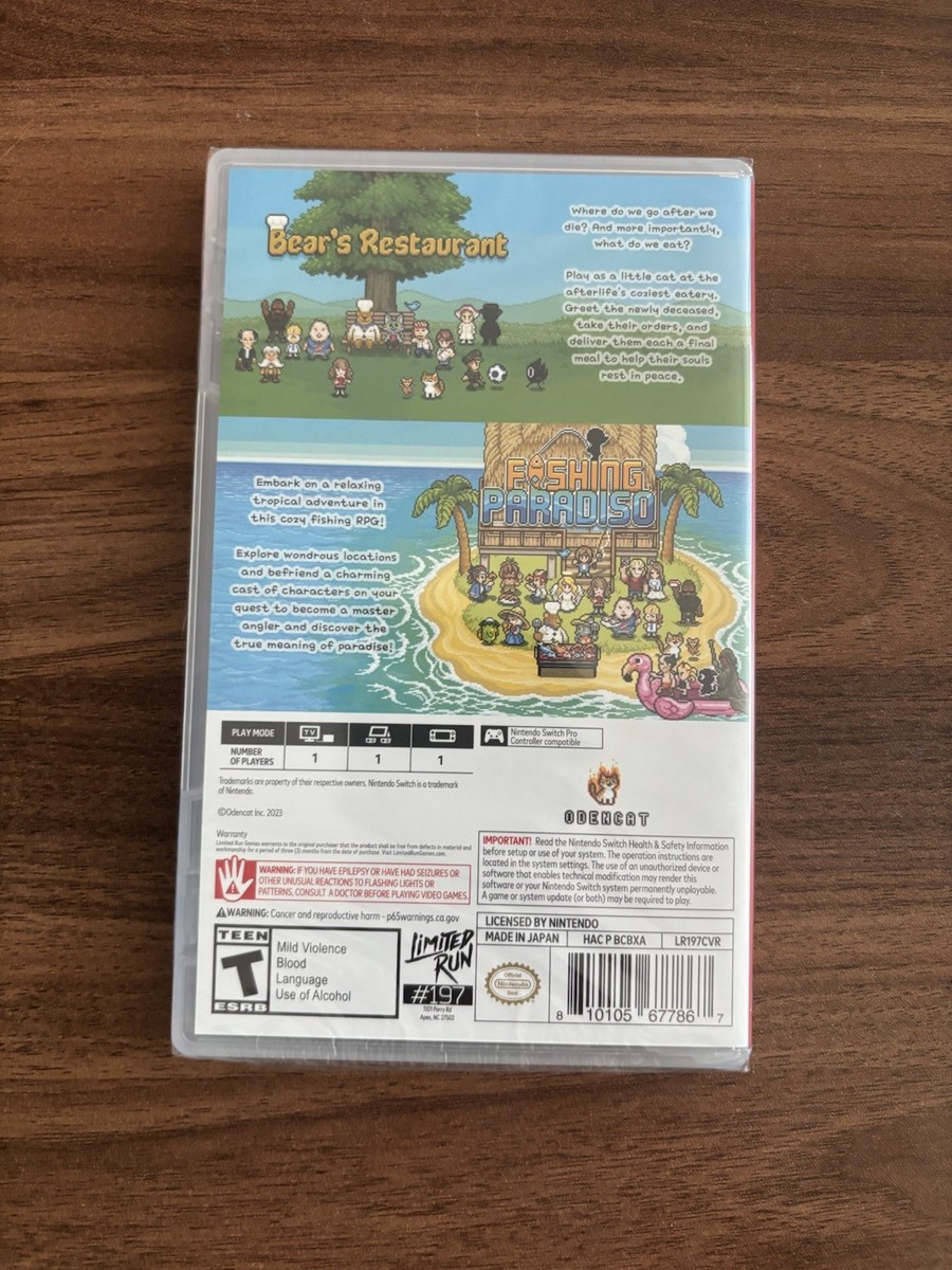 Limited Run Games Nintendo Switch OdenCat's Paradise Collection