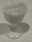Vintage Optical Eye Wash Cup Pedestal White Milk Glass Ocular Care