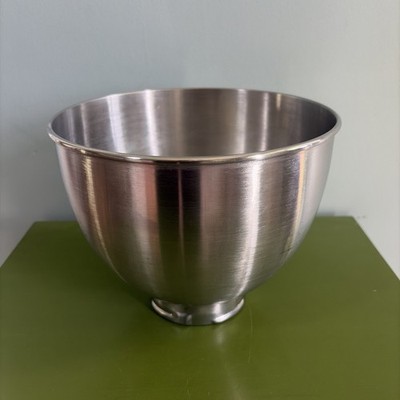 KitchenAid Stainless Steel K45 Twist Lock 4.5 Qt Mixer Bowl Made In Korea