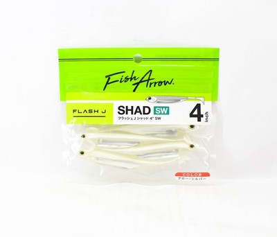 Fish Arrow Soft Lure Flash J Shad SW 4 Inch 5 Piece per pack #109 (8499)
