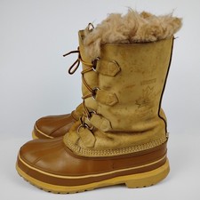 Vtg Sorel Kaufman Verdun Boots Women 9 Leathe...