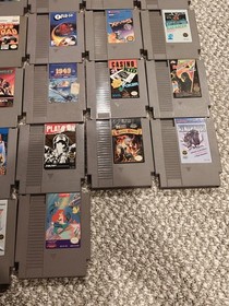 Huge NES 50 Game Lot Super Mario Tetris 1943 Blaster Master Rad Racer
