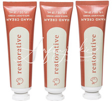 Bath  Body Works Restorative Hydrating Hand Cream 1oz 3pc Mini Travel New