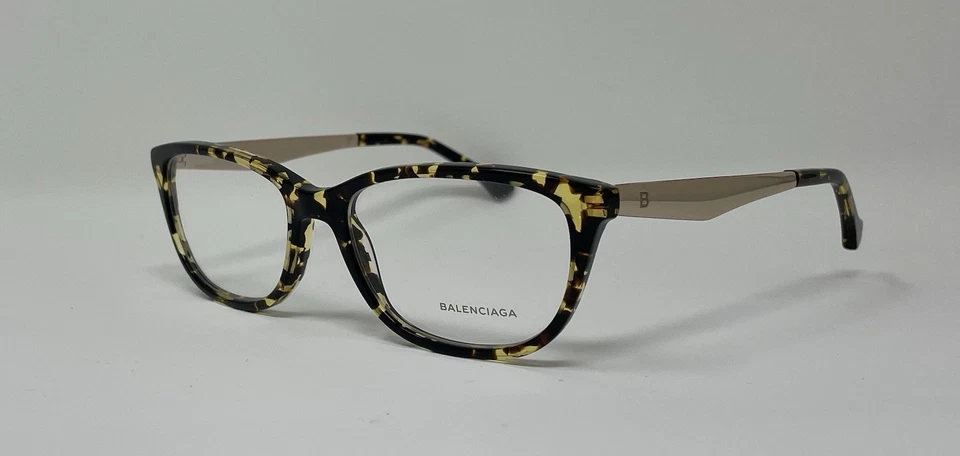 Balenciaga BA5041 055 Brown/Gold Tortoise Eyeglasses. Size 54-17-140  - Image 2 of 3