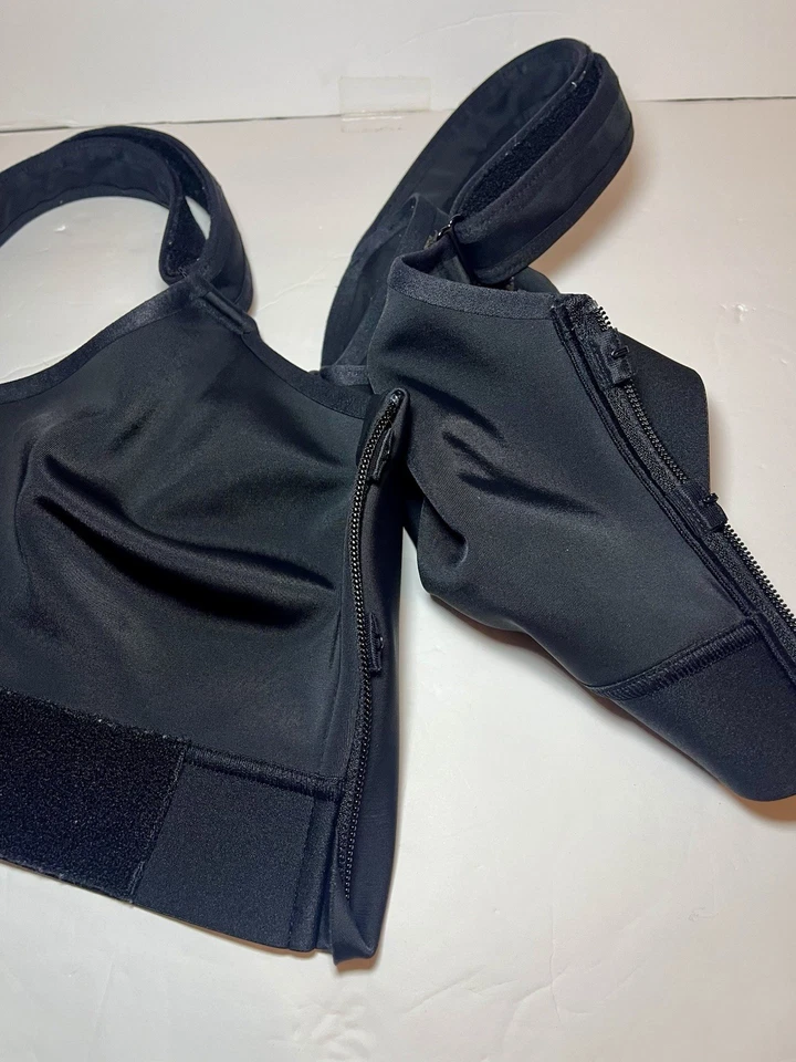 Shefit Women's Flex Sports Bra 1Luxe Black/copper, Adjustable Straps - Image 3 of 4