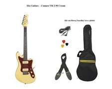 EKO Camaro VR 2-90 Cream CHITARRA ELETTRICA VINTAGE Pickup P90 +Borsa e Tracolla