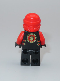LEGO Kai final battle robes Ninjago Red energy pattern minifigure Ninja 70500