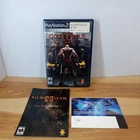 God of War ll Sony PlayStation 2 PS2 Game Black Label Original Registration card