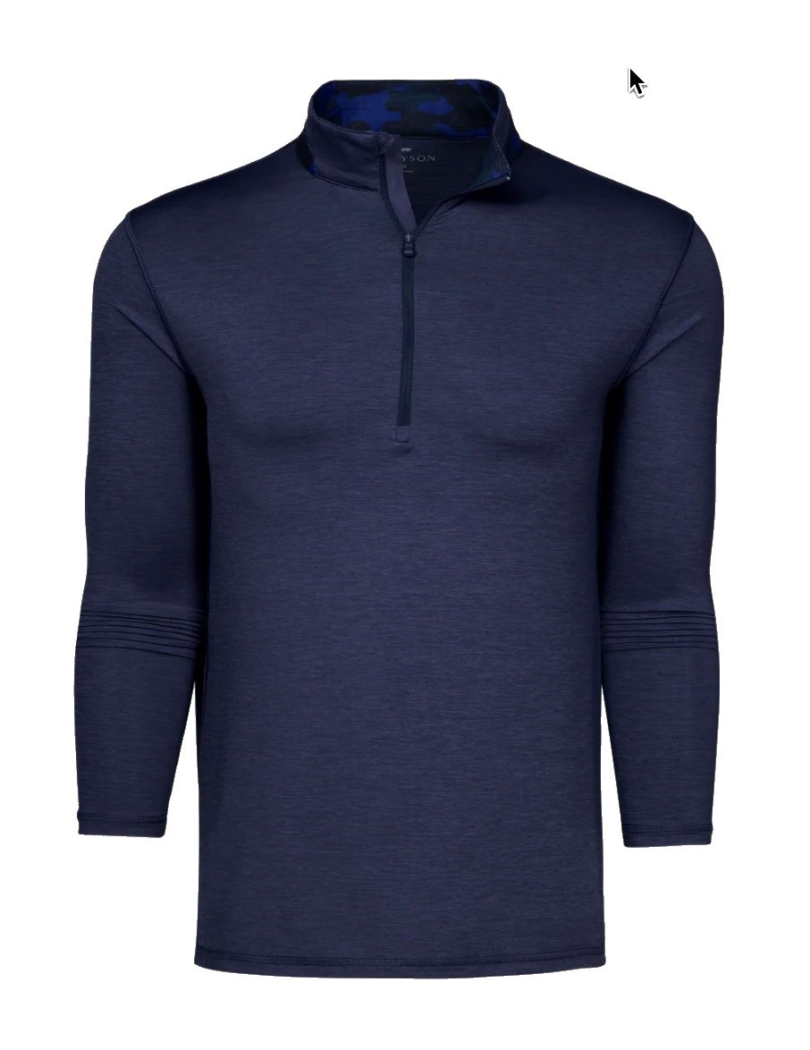 Performance 1/4 Zip Pullover Maltese Blue
