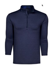 Greyson Men's Guild Sport Golf Performance 1/4 Zip Pullover Maltese Blue