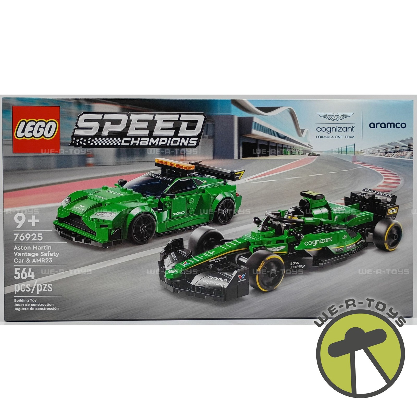 LEGO Speed Champions Aston Martin Vantage Safety Car & AMR23 Building Set 76925