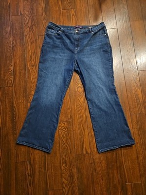 Gloria Vanderbilt Amanda Bootcut Jeans Pants Blue Denim Woman's Plus Size 20W