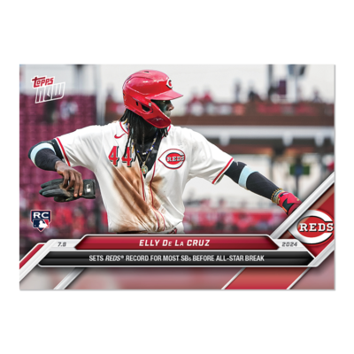 Elly De La Cruz - 2024 MLB TOPPS NOW Card 402 RC - SETS REDS 