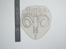 vtg 1960s 70s Tattoo Flash acetate stencil Aries Ram Zodiac ZOD1