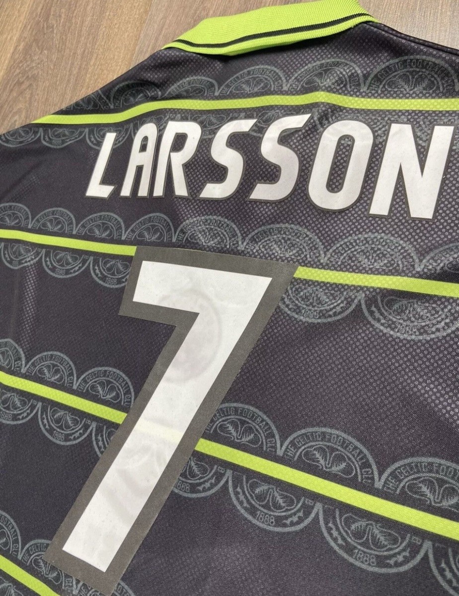 Celtic 1998/99 Away Jersey #7 Larsson Umbro Size 2XL | eBay Celtic 1998/99 Away Jersey #7 Larsson Umbro Size 2XL | eBay