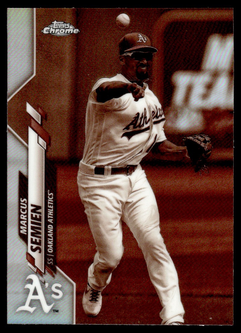 2020 Topps Chrome Sepia Refractor Marcus Semien #144