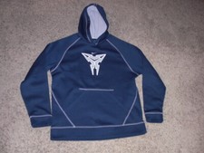NIKE Therma Fit embroidered blue Hoodie boys youth XL