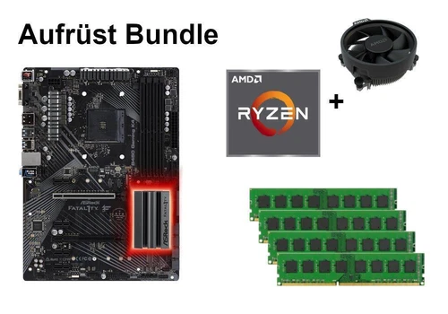 Bundle ASRock Fatal1ty B450 Gaming K4 + AMD Ryzen 7 / Ryzen 9 + 8GB - 32GB RAM