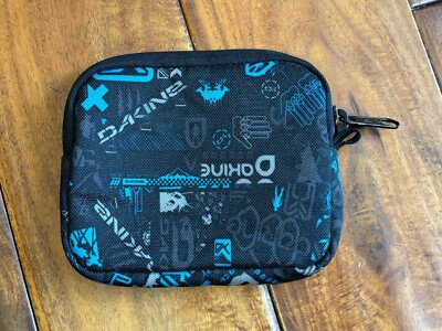 Dakine Blue Black Gray Small Bag Case 5.5'' x 4.5'' x 0.75''