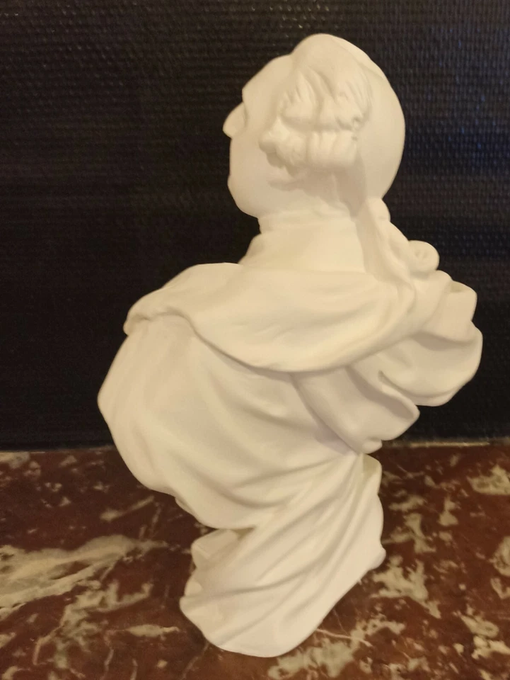 Buste Louis XVI (Boizot) - 36cm. Réplique neuve. Histoire XVIIIe  Versailles Art - Photo 4/4