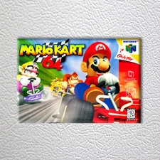 N64 - Mario Kart 64 (NEW High Quality Box Art FRIDGE MAGNET)