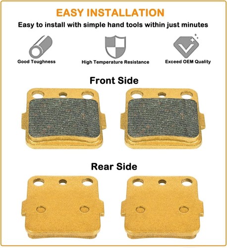 Front Rear Brake Pads Set FA84 For Honda TRX 300EX Fourtrax TRX 400EX Sportrax - Picture 4 of 12