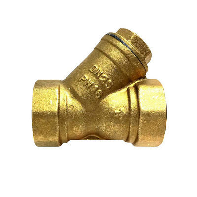 Libra Supply 1-1/4'', 1-1/4 inch Lead Free IPS Threaded Y type, Y-Strainer Valve