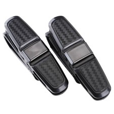 2PCS Universal Sunglasses Holders for Car Sun Visor Card Storage Holder