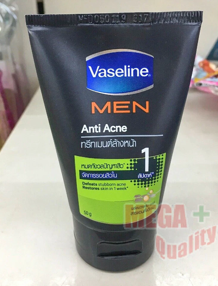 5 x Vaselina Hombres Espuma Limpiadora Anti Acné Lavado Facial Aceite Control Limpiador 50 ml. Foto 2 de 4