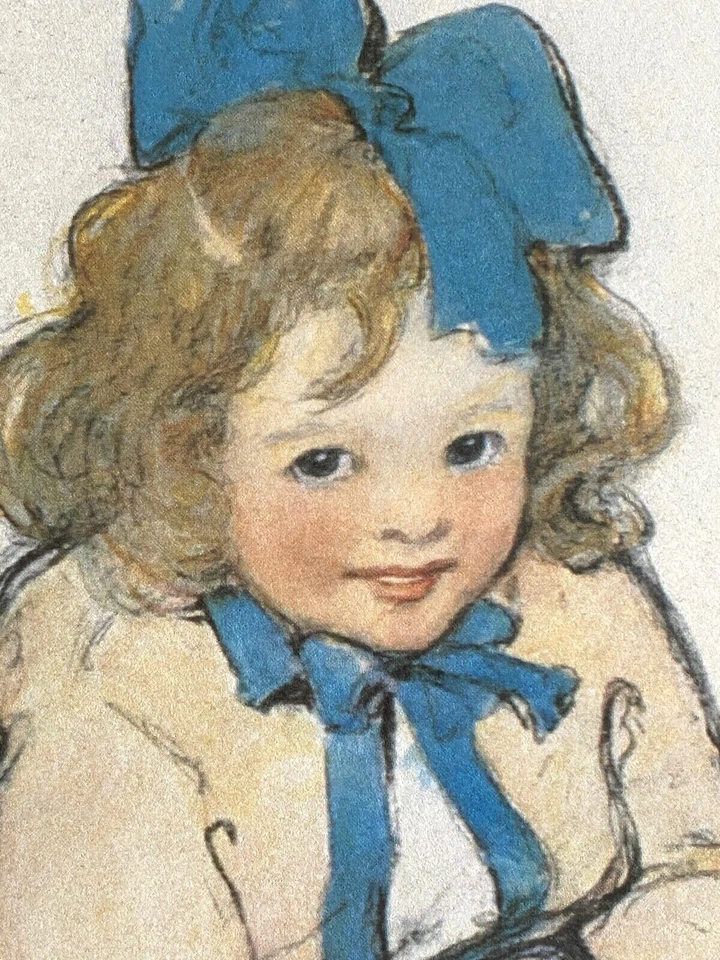 CREAM OF WHEAT Nabisco Art Gallery Print "I KNOW THAT MAN" Jessie Willcox Smith - Image 3 of 4