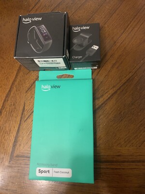 Halo View  FitnessWatch With Charger And Extra Wrist Band