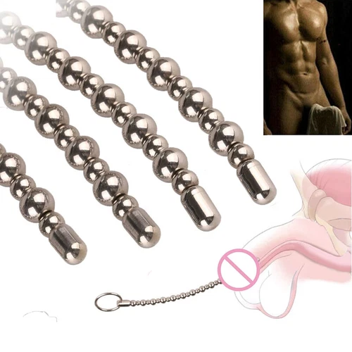 Male E-Stim Penis Shock Therapy Ring Enhancer Urethral Plug Sounding Dilator Rod - Picture 15 of 36