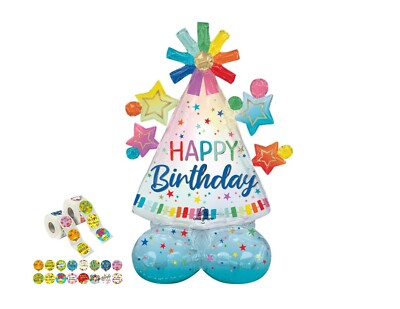 Party Hat Airloonz 36'' Anagram Balloon Birthday Party Decorations