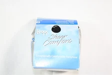 135X02 L'eggs 76006 Sheer Comfort Control Top Pantyhose Size B Navy