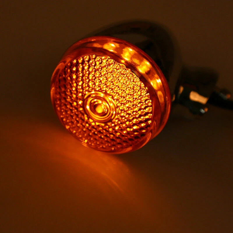 Luces intermitentes LED intermitentes de señal de giro para motocicleta 4 piezas aptas para Harley Sportster XL 1200 883 Foto 4 de 4