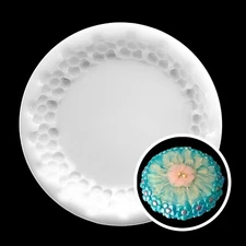 Large PANSY Edge Coaster Silicone Mold AU